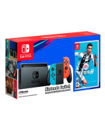 Игровая приставка Nintendo Switch (Neon Red/Neon Blue) + Игра FIFA 19
